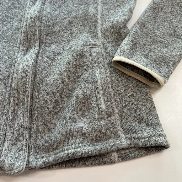 The North Face Crescent Sunset Full Zip Grey Knit Jacket Women’s Size Medium - Picture 6 of 11